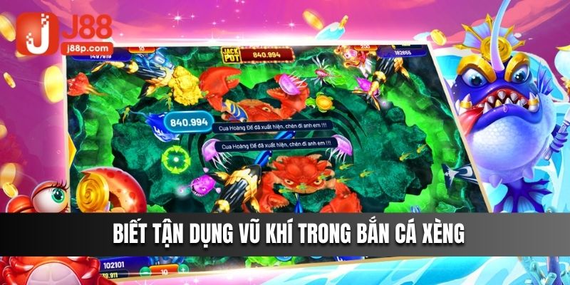 Biết tận dụng vũ khí trong săn cá xèng